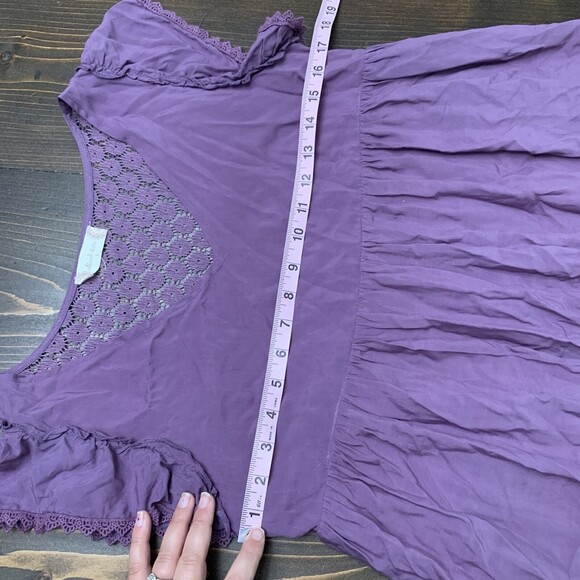 Altar'd State Women's Tennessee Waltz Dress Small Fit Flare Purple Embroidered - Picture 9 of 10
